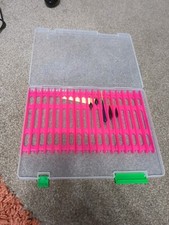 Fishing tackle pole float winder box - pole fishing - WITH 18 WINDERS 18cm