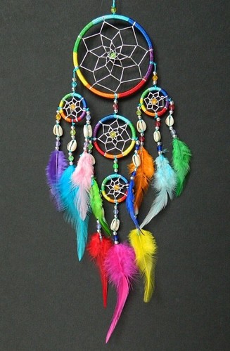 Traumfänger Jungen Mädchen Dreamcatcher Kinder Neu Geschenk Schlafzimmer Kinderzimmer Deko - Bild 12 von 63