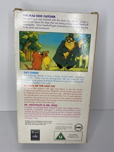 The Crazy Adventures Of Heathcliff VHS Video 1984 DIC Animation City - Bild 2 von 5