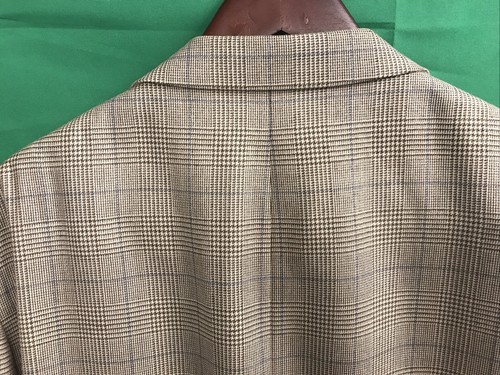RRL RALPH LAUREN WOOL&SILK LINEN MEN BLAZER STRIPED BROWN MULTICOLOR 42 - Picture 5 of 9