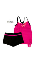 NWT Women's Fuchsia ZEROXPOSUR Tankini Size Medium