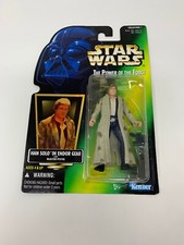 1996 Star Wars POTF Han Solo in Endor Gear with Blaster Pistol Figure