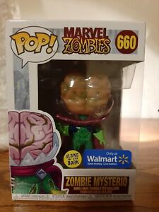 Funko POP! Glow In The Dark Zombie Mysterio #660 Walmart Exclusive box damage | eBay