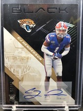 CJ Henderson 2020 Panini Black Rookie RC Auto 13/25 SP Florida Gators Jaguars