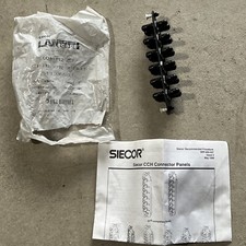 SIECOR LANscape CCH-CP12-25T 12 Fiber Panel Adapter Ports NEW old stock Qty-1