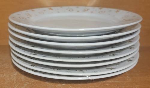 Pampered Chef CELEBRATION PARTY Salad plate set of 8, 8 1/4", Excellent - Picture 2 of 14