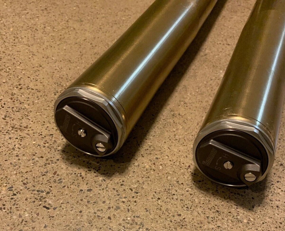 Horquillas delanteras amortiguadores suspensión Showa CRF 450R 23 24 FABRICANTE DE EQUIPOS ORIGINALES HONDA CRF450R 2023 2024 Foto 3 de 4