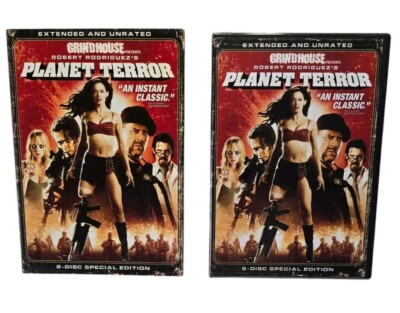 Grindhouse Presents Planet Terror 2 Disk DVD Extended Unrated New