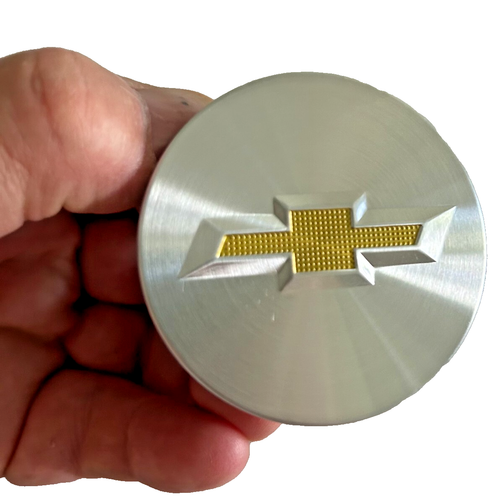 1x Cool Silver Chrome Chevy Wheel Rim Center Cap for 06-20 Chevrolet Impala - Picture 1 of 4