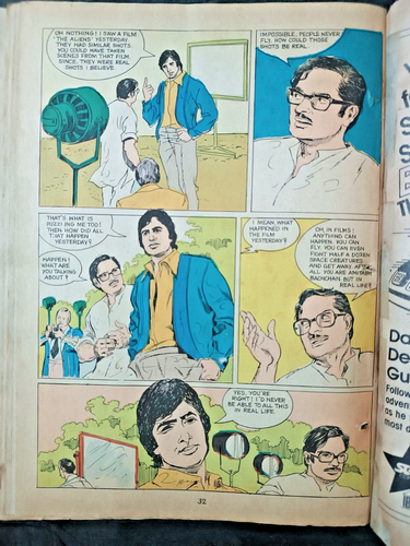 INDIA SUPREMO STAR COMICS ADVENTURES OF AMITABH BACHCHAN INVASION PAGES 32 - Picture 7 of 8