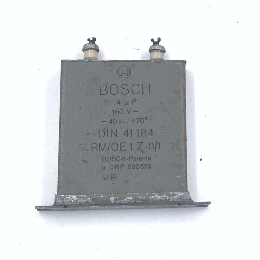 Bosch 4uf (4000nf) /160V PIO (Paper In Oil) capacitor,(NOS)-RM/OE 1Z 11/1
