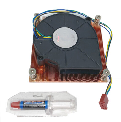 Evercool 95W Intel Xeon E3 E5 1U Server CPU PWM Fan Cooler w/Copper Heatsink