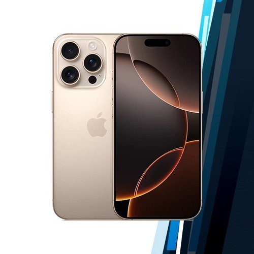 Apple iPhone 16 Pro iOS Cell Phone(Desert Titanium/8GB+128GB/Dual SIM/Unlocked) - Afbeelding 2 van 8