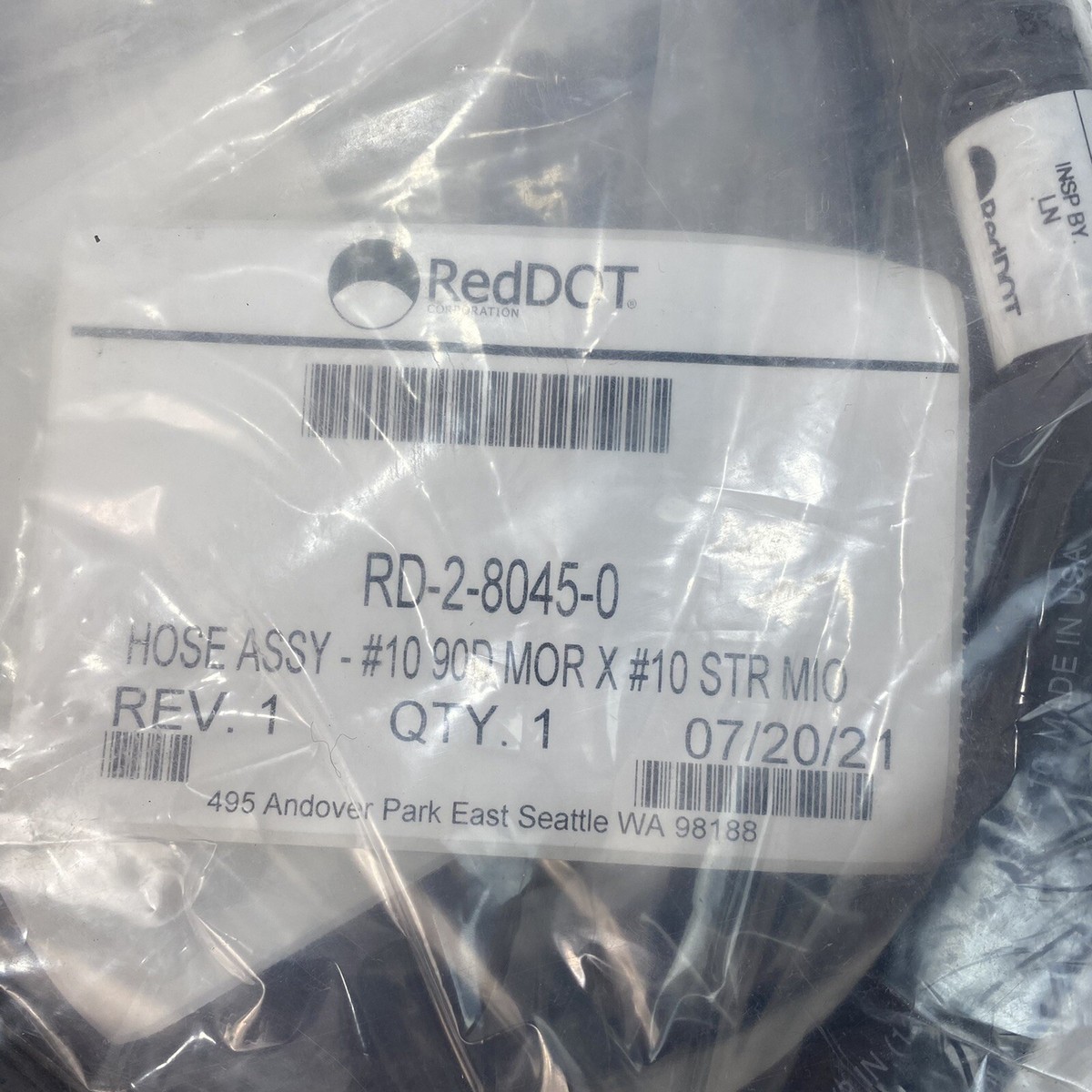 ALLIANCE PARTS RED DOT R-3340-OM HOSE Assy KIT, See Pics for parts list.
