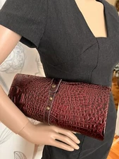 Olga Berg Clutch Womens Handbag