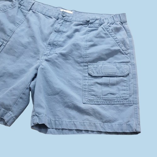 Savane Mens Cargo Shorts 40" Waist Camping Walking Casual Sport Work WV Blue - Picture 3 of 10
