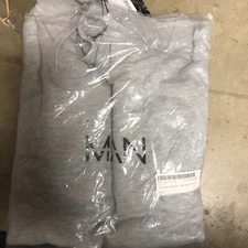 Original MAN Over The Head Hoodie Medium Boohoo man