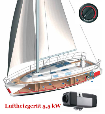 Webasto Marine Standheizung Air Top Evo 55, 24Volt,Drehregler, 9029257A