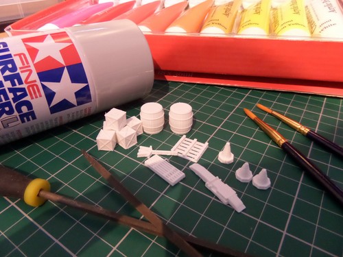 4 x 1:48 Maßstab O Spur Beton Entwässerungsrohr (LS3016) 3D-gedrucktes Modell - Bild 4 von 5