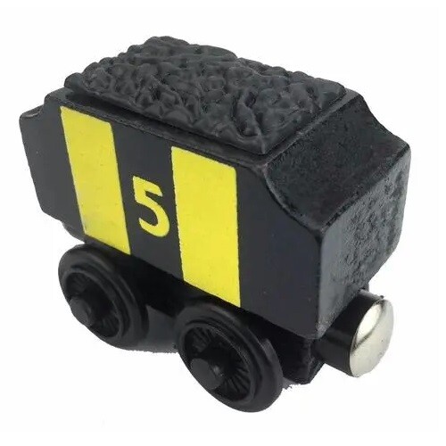 2pcs Bill's Bee The Tank Engine Tender Wooden Magnetic Railway Train Toys Truck - Bild 7 von 14