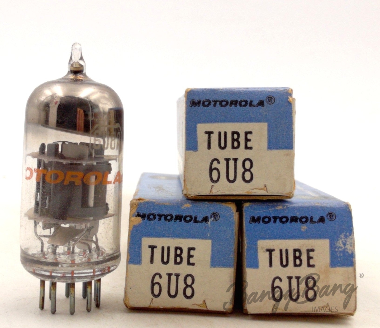 3 Motorola 6U8 Triode Pentode VHF Radio/Television Mixer Oscillator ...