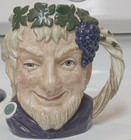 Royal Doulton Bacchus Large Character Toby Jug 7” Copr 1958 D6499 Vintage