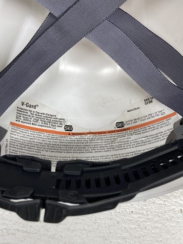 MSA 12 Cal Enespro Face Shield con staffa scanalata e cappello rigido bianco H12HTH taglia Md - Foto 8 di 14