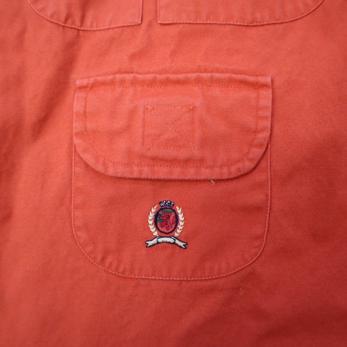 Tommy Hilfiger Shirt Boys 4 Oxford Button Up Long Sleeve Orange - Bild 2 von 9