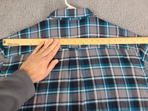 Izod Flannel Shirt Mens Size XXL Temperature Regulating NWT Long Sleeve Button - Picture 15 of 20