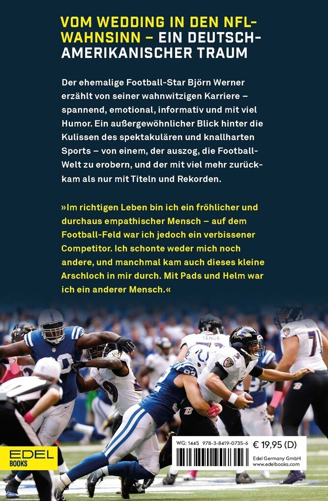 Thumbnail - My American Football Dream | Björn Werner, Nils Weber | 2020 | Deutsch