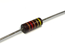 1pcs - Allen-Bradley 120R 1W 5% Carbon Composition Resistor, RCR32 RC32