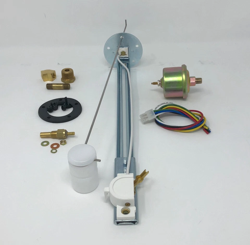 1947 1948 1949 1950 1951 1952 1953 GMCTruck 5" calibre tablero conjunto dorado Foto 4 de 4