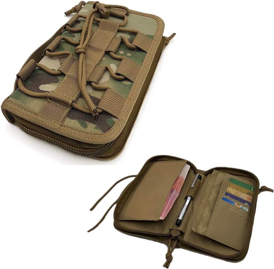 Ripstop Nylon Wallet Tactical MOLLE Wallet For Men - Military Style ID ...