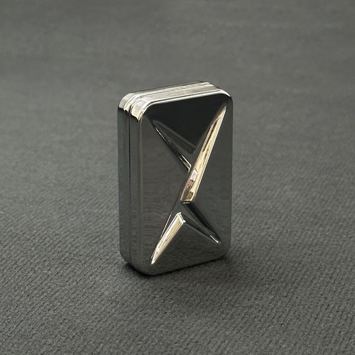 Fidget Slider Metal Trackless EDC Stress Relief Push Card ADHD Office Toy Gifts - Picture 6 of 10