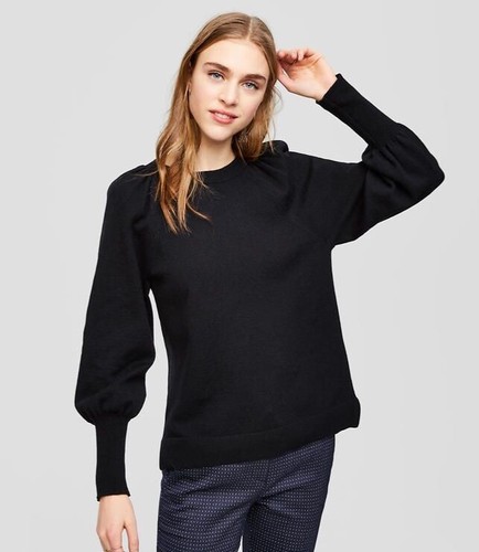 LOFT Women's Puff Sleeve Sweater 