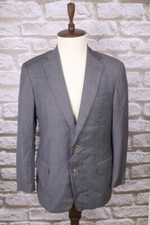 ERMENGILDO ZEGNA Traveller Gray Wool Two Button Blazer Jacket Size 52