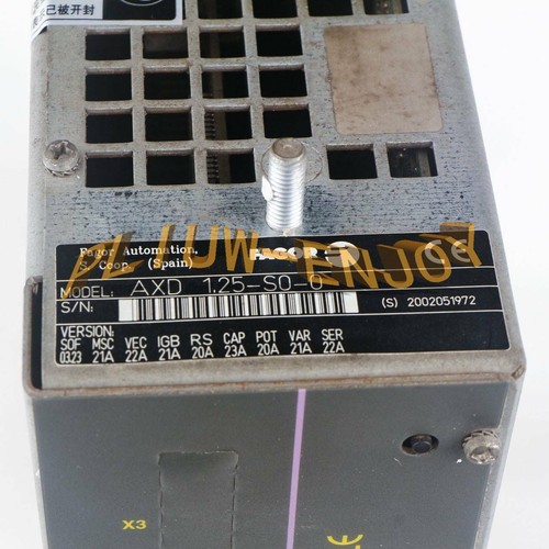 Used FAGOR AXD 1.25-S0-0 Servo Driver Tested - Picture 7 of 19