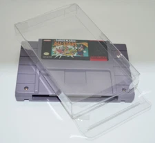 5 Plastic Protective Protectors Cases Display For Super Nintendo SNES Cartridge