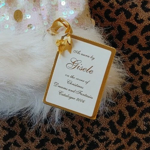 RARO!!  Victoria's Secret Gisele Santa Baby Hat 2006 ¡NUEVO CON ETIQUETA!! Foto 2 de 4