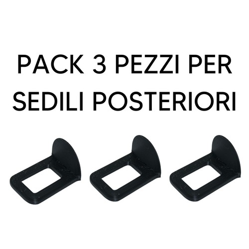 3+3 Clip Per Cinture di Sicurezza Blocca Suono Cintura Auto Universale UltraSlim - Imagen 6 de 7