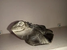 Iguana Lizard Carved Rock Figurine Sculpture 5" Long 2 In. Tall Reptile Decor