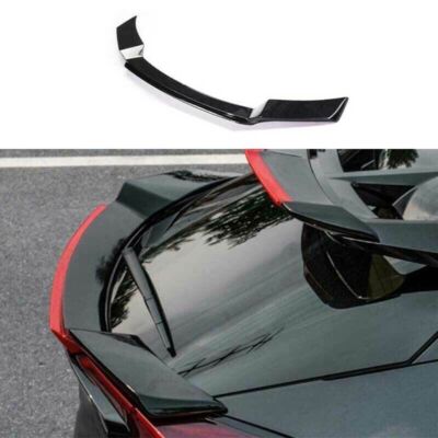 Fits For Toyota CHR CH-R 2018-2022 Glossy Black Rear Boot Spoiler Wing Flap 1PCS