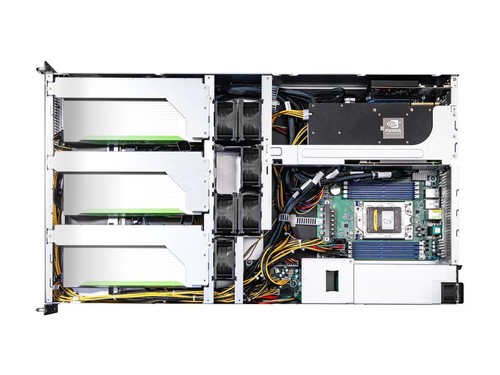 Asrock Rack 2U4G-ROME/2T 2U Rackmount GPU Barebone AMD SP3 LGA4094 EPYC 7002/700 - Picture 4 of 5