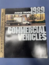 New Old Stock 1989 Dodge Trucks commercial vehicles Sales Brochure Catalog