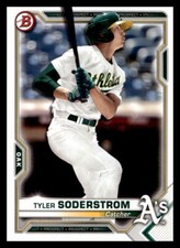 2021 Bowman #BP-51 Tyler Soderstrom   Oakland Athletics