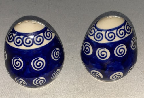 Boleslawiec polnische Keramik Kreis Design Salz und Pfefferstreuer A174 - Bild 1 von 3