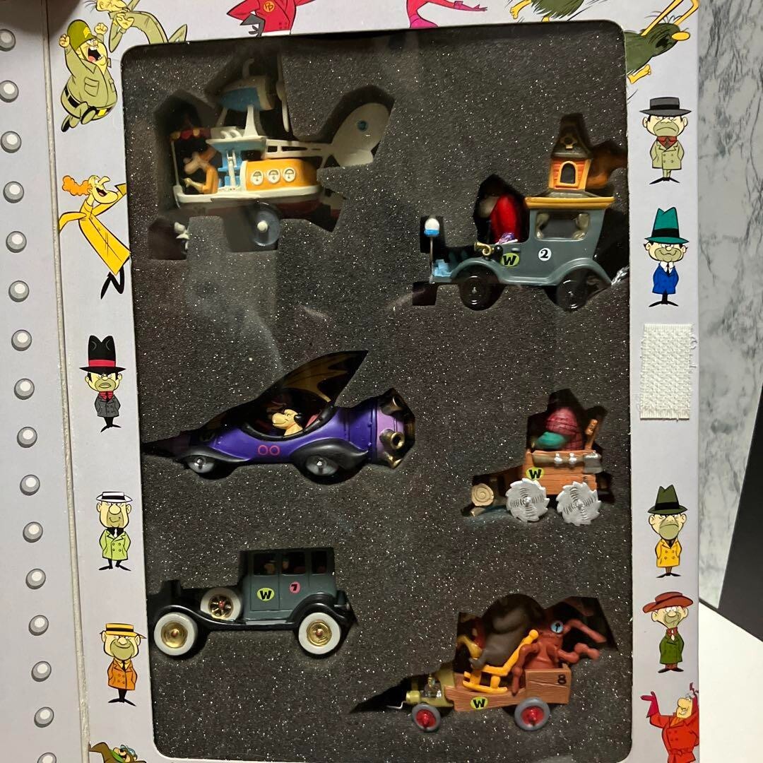【レア品】Wacky Races Vol. 1 & 2 フィギュアセット Wacky Races Machine Car Box Vol.1 2 Set kensin wacky races