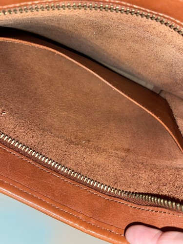 Vintage Cowhide Leather Brown Bonnie Cashin Coach Basic Shoulderbag Made in USA - Picture 11 of 14