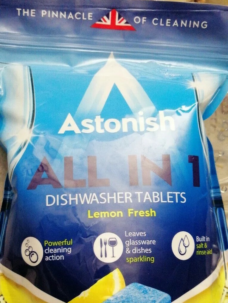 4 X Astonish all in 1 Dishwasher Tablets Lemon Scent eBay