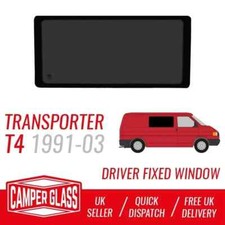 VW Transporter T4 Driver Side Fixed Privacy Tinted Window 1991-2003